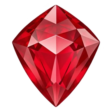 Red diamond carved on its front "RED" sticker