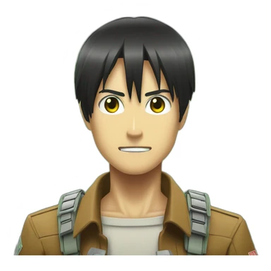 The Attack Titan with forest-green power sticker