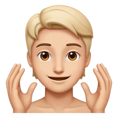 Satisfaction face sticker