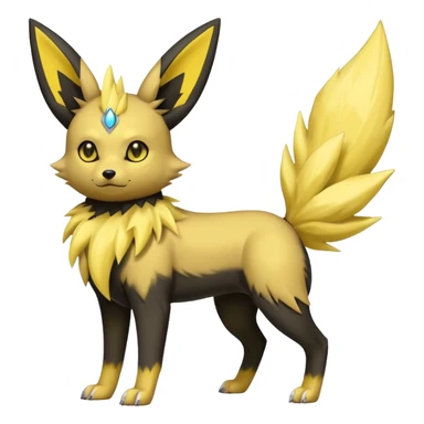 Umbreon-Jolteon-Fakemon-hybrid -fusion- full body sticker