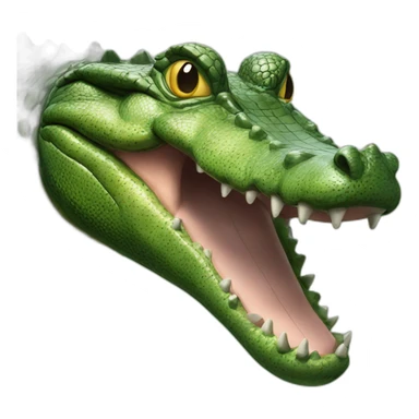 interior crocodile aligator sticker