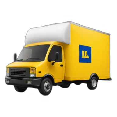 IKEA delivery truck sticker