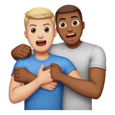 Crossed arms holding new screaming guy sticker