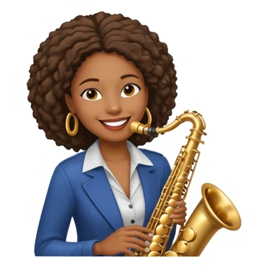 Street Music Performer black woman  sticker