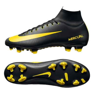 Nike Mercurial Vapor football boot, close-up sticker