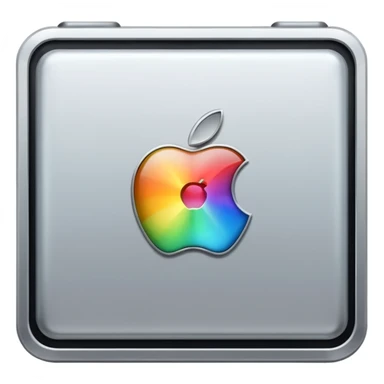 mac os icon physical film photography sticker