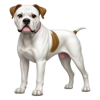 American Bulldog Dog Breed Full Body sticker
