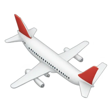 airplane flying to a destination sticker