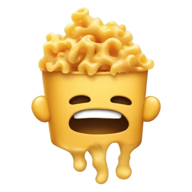 my mac and cheese stinks face sticker