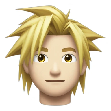 Final Fantasy 7 Cloud Strife sticker