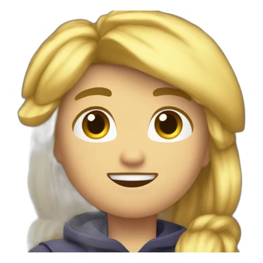 Genere un emojie faisant reference a fuze lll youtbeur blond minecraftien sticker