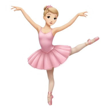 A ballerina dancing in a hip-hop style sticker