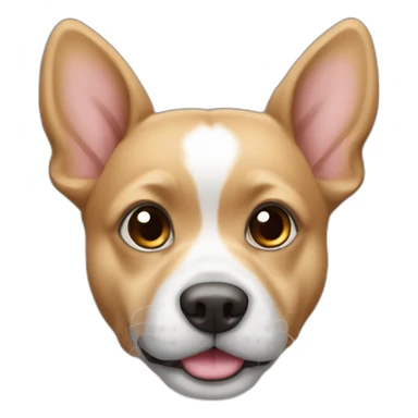 Petit chien qui rigole sticker