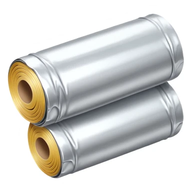 silver foil roll pack sticker