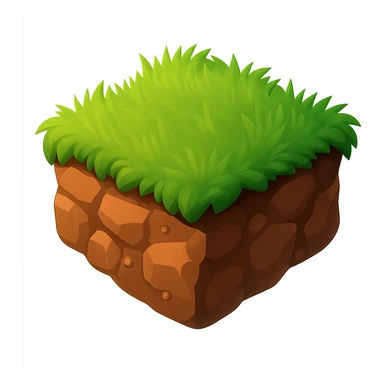 make the ground dark brown and make it on a transparent background sticker
