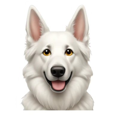 white shepherd sticker