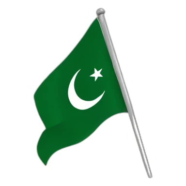 Pakistan flag sticker