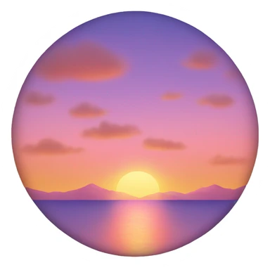 Pretty sunset sticker