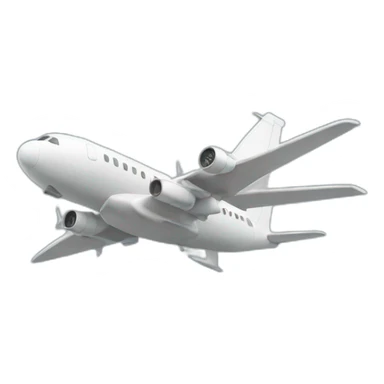 un avion sur un avion sticker