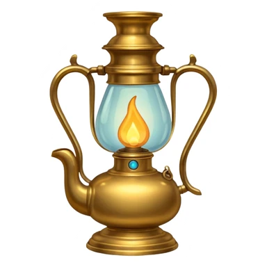 oil lamp light sticker