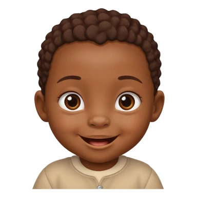 African baby sticker