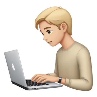 closing a laptop after a video meeting sticker