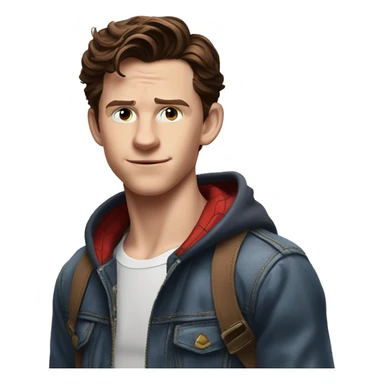Tom holland spiderman sticker