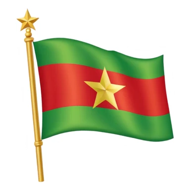 Myanmar flag sticker
