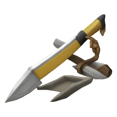 flecha amarilla apuntando hacia abajo sticker