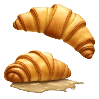 Croissant coffee rain sticker
