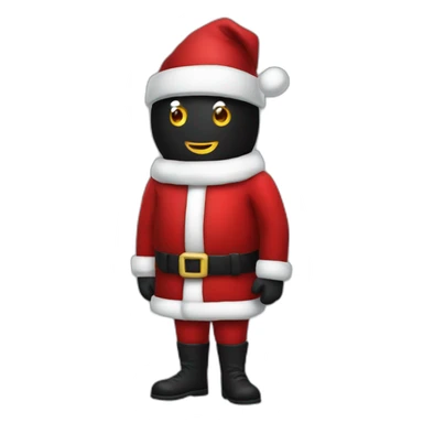 gimp-santa sticker