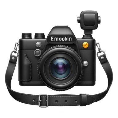 The camera has an additional strap sticker