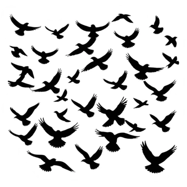 Mille oiseaux  sticker