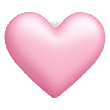 Baby pink love heart sticker