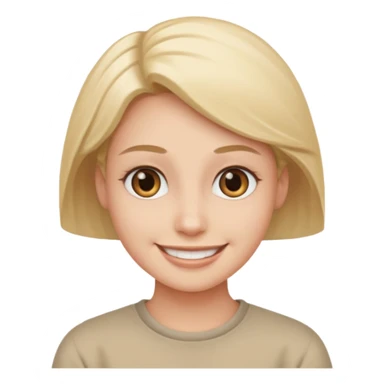 Smile Eye roll sticker