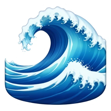 Ocean wave sticker