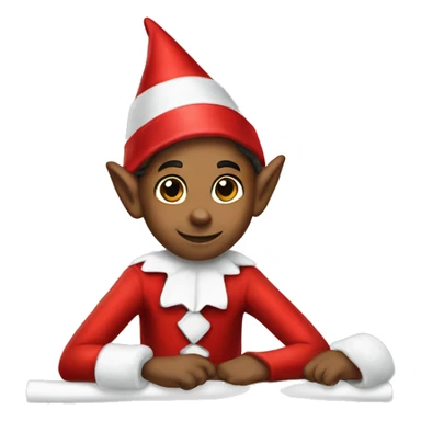 Little elf on the shelf sticker