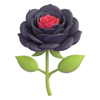 black rose sticker
