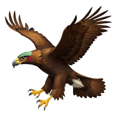 Golden eagle sticker
