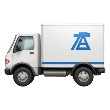 a delivery truck sticker