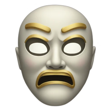 Japanese mask sticker