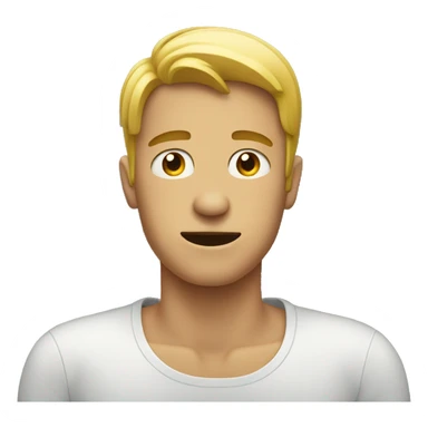  person with hands on his neck sticker