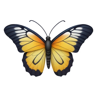 Butterfly with bird beak  sticker