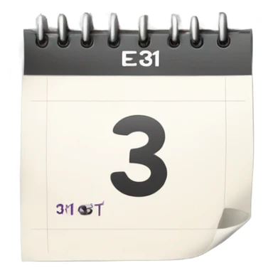 31st February on a calendar  sticker