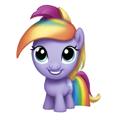 my little pony rainbow sticker