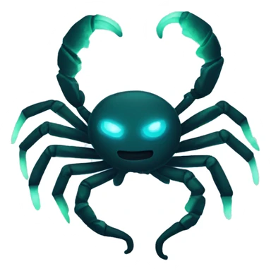 Glowing Scorpio  sticker