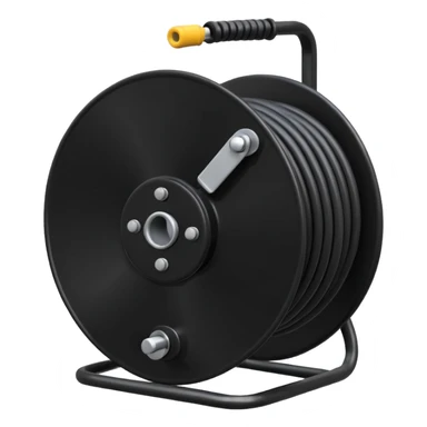 concert black Cable reels sticker