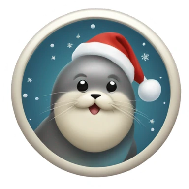 Christmas Seal sticker