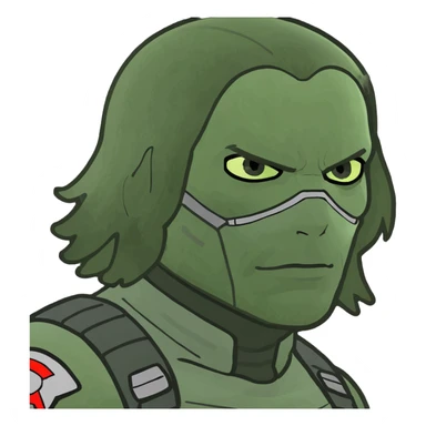 Winter soldier (Marvel) sticker
