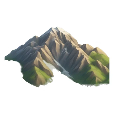 mountain sticker